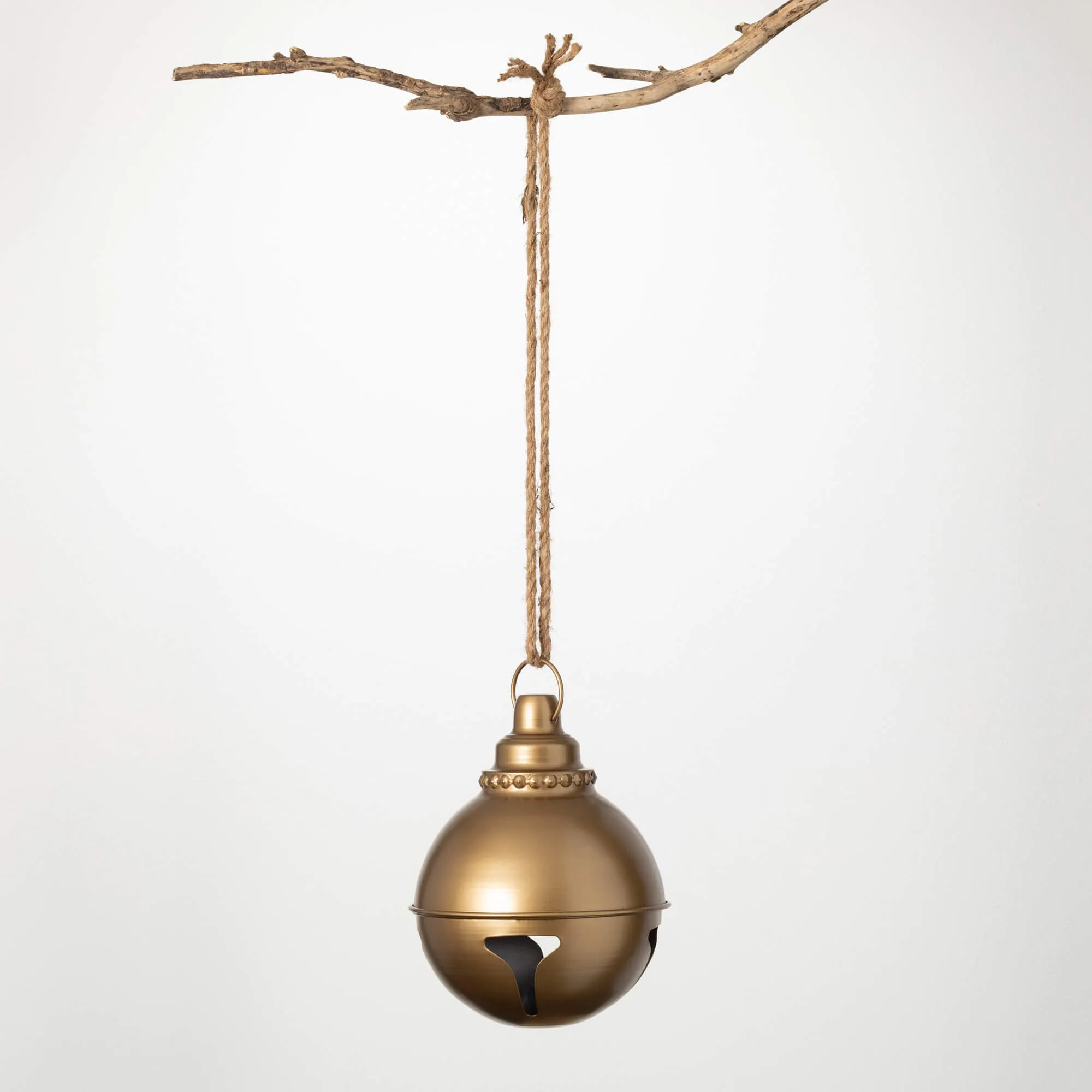 12"H Sullivans Oversized Gold Bell Ornament, Gold Christmas Ornaments