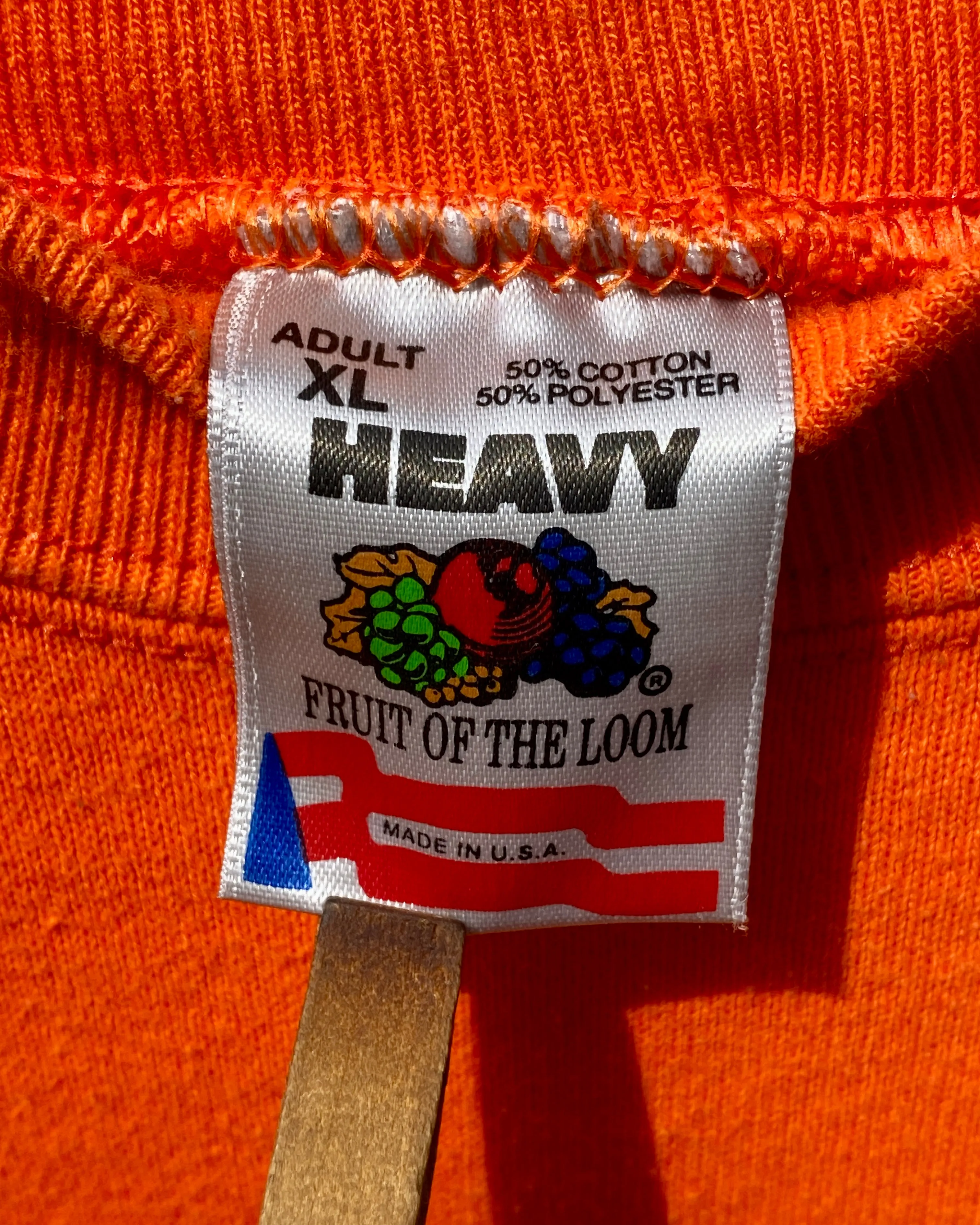 1990s Vintage Halloween Scarecrow Crow Sweatshirt Fruit of the Loom Made in USA- XL