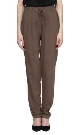 39500 Printed Drawstring Jogger Pant - Khaki