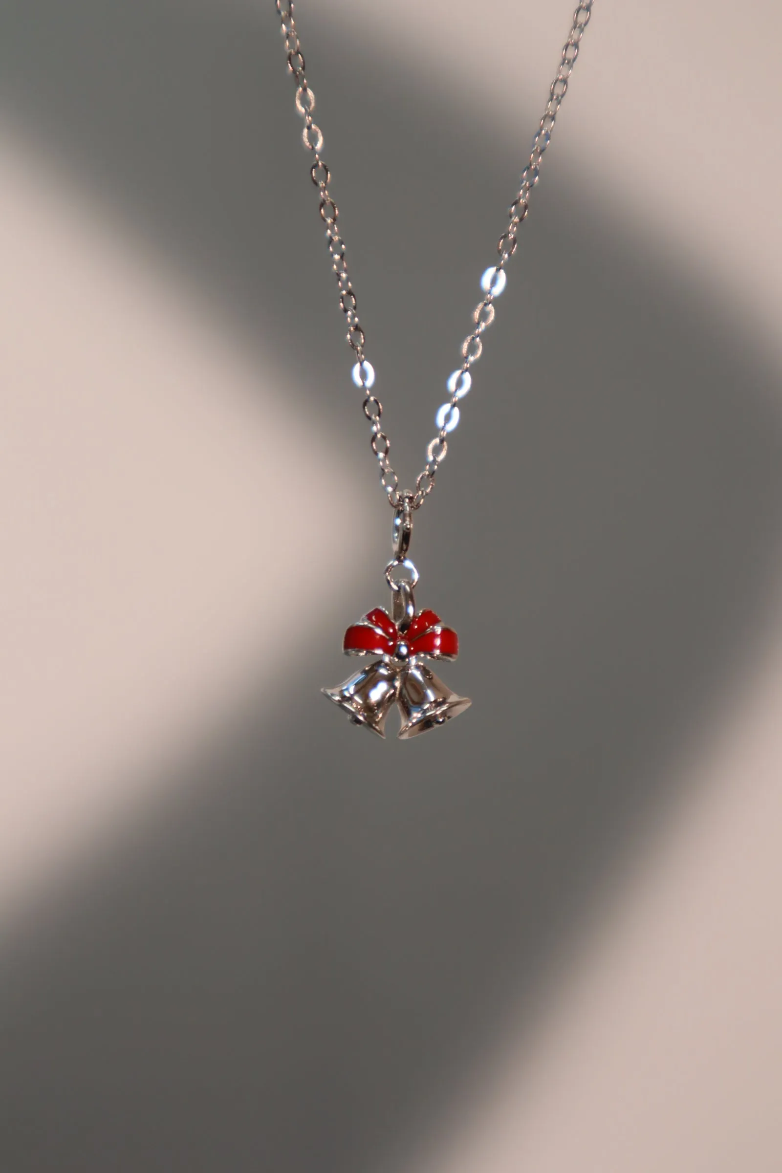 925 Sterling Silver Christmas Bell Necklace
