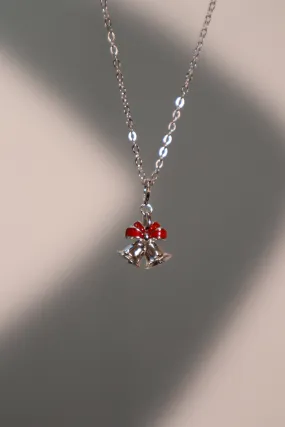925 Sterling Silver Christmas Bell Necklace