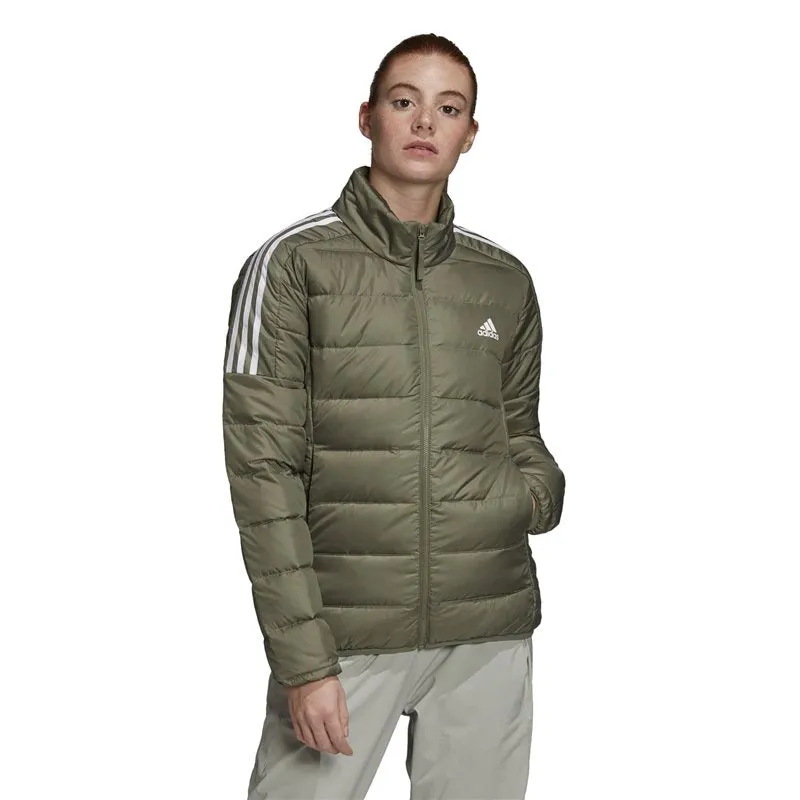 adidas Essentials Down Outdoor Full Zip Jacket - Womens - Legend Earth