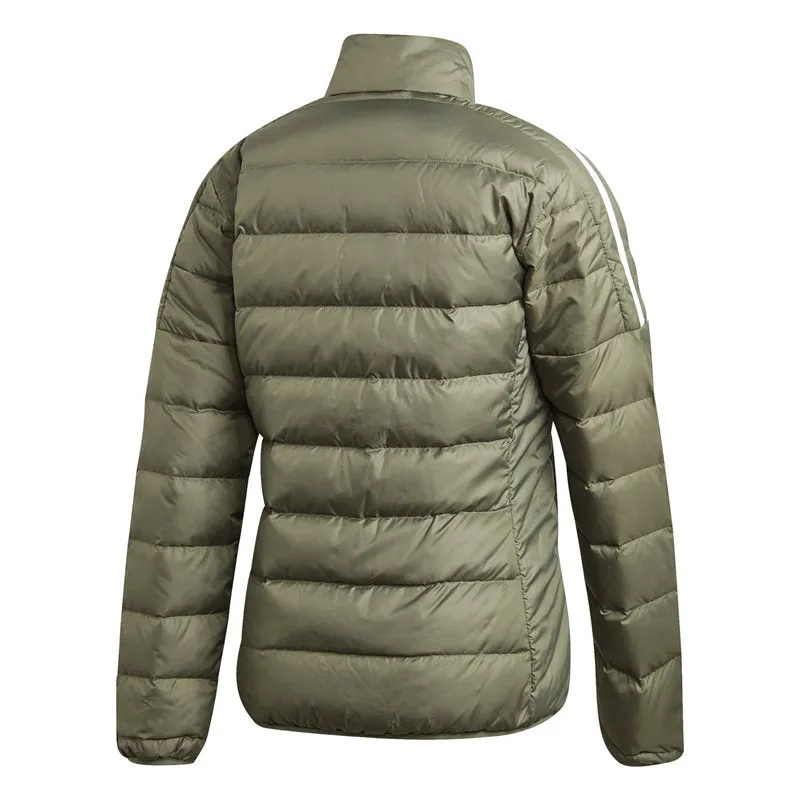 adidas Essentials Down Outdoor Full Zip Jacket - Womens - Legend Earth