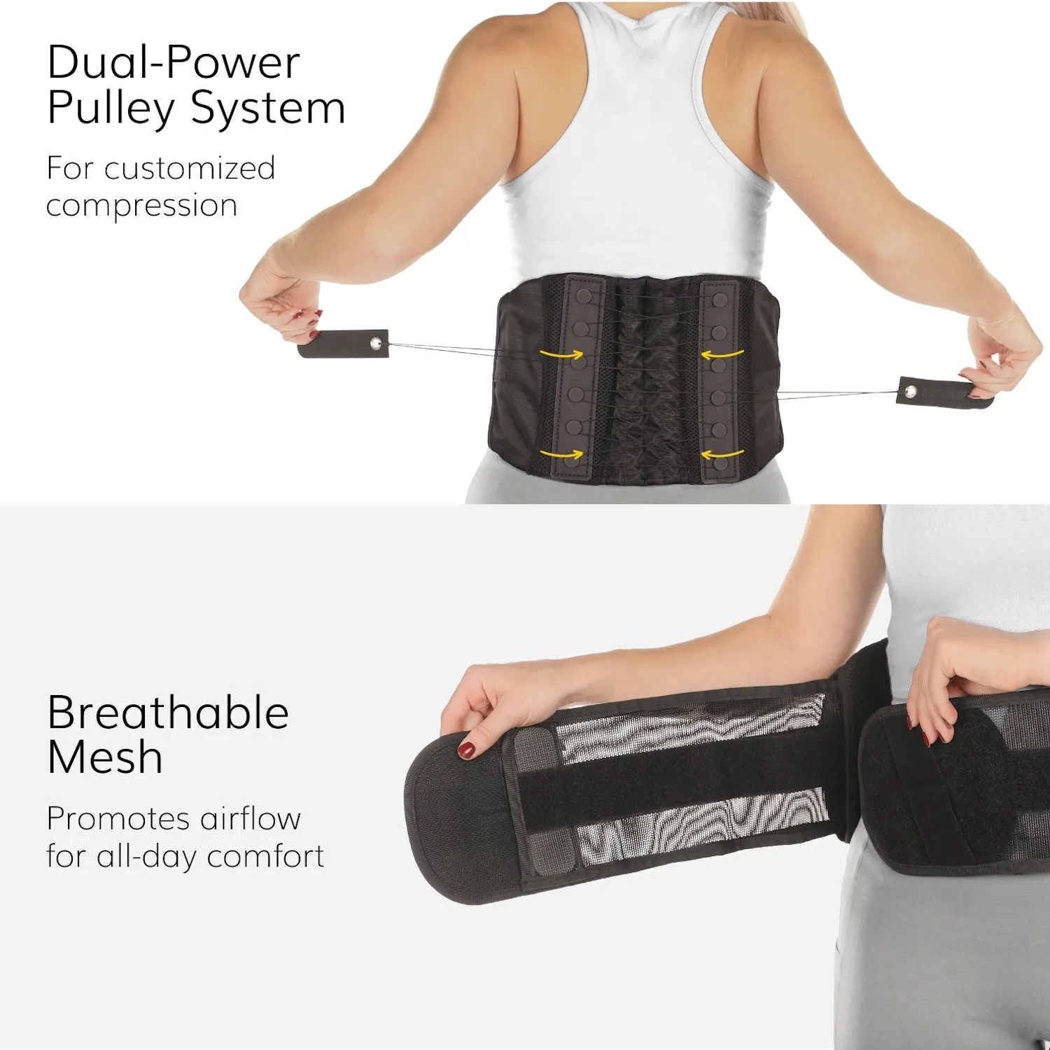 Adjustable Lower Back & Spine Pain Lumbosacral Corset Brace