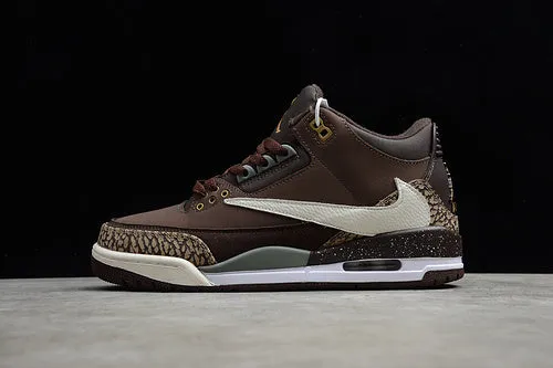 AIR JORDAN 3 RETRO TINKER NRG DARK BROWN/GOLD-BEIGE