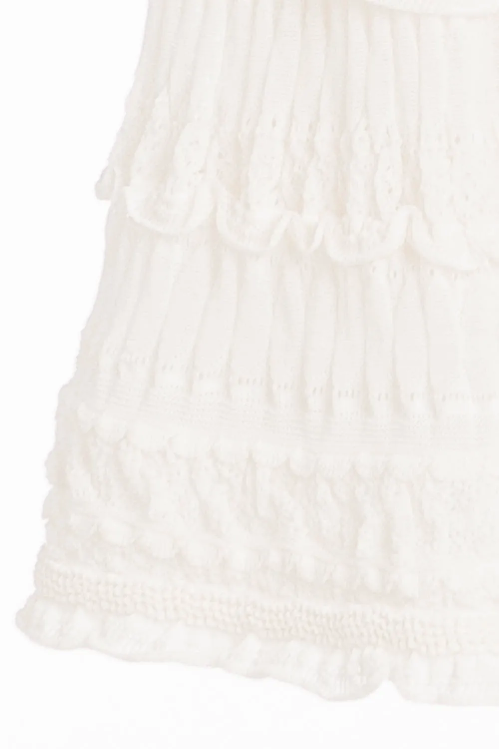 Alaia - White Short Cocktail Summer Dress - FR 38