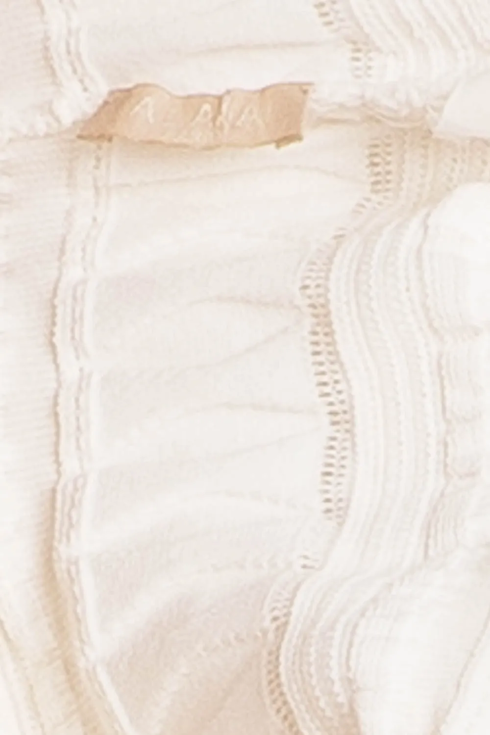 Alaia - White Short Cocktail Summer Dress - FR 38