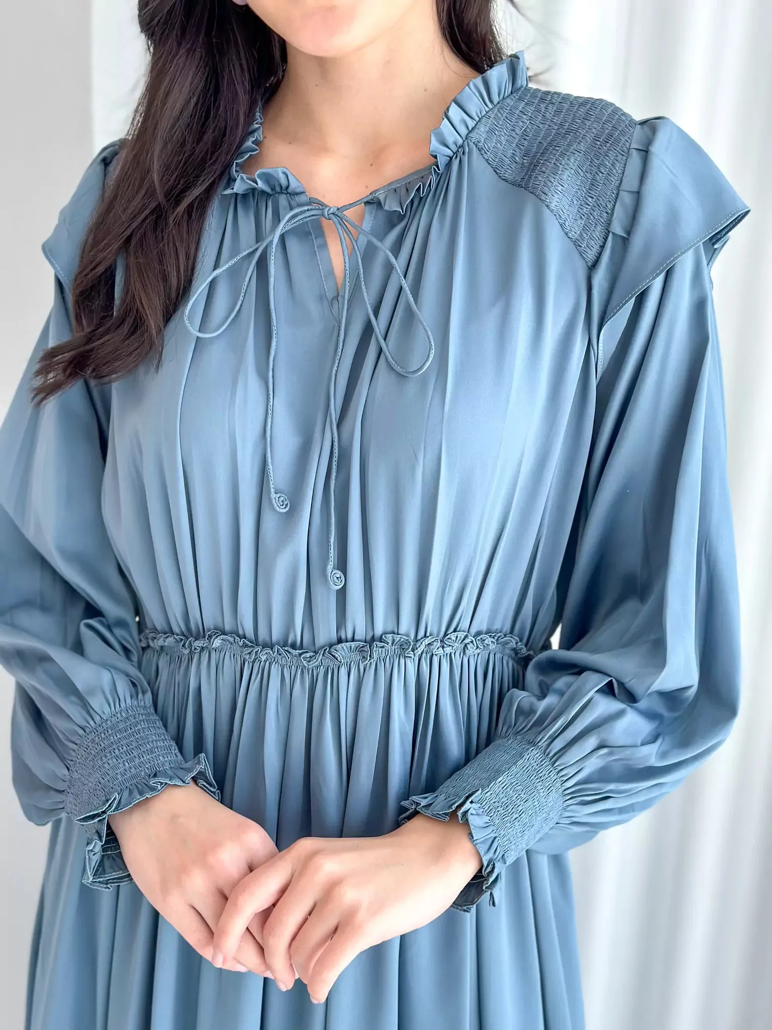 Anastasia Long Dress - Blue