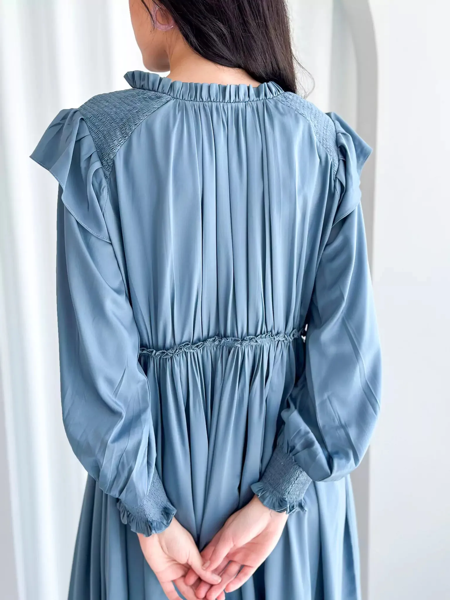 Anastasia Long Dress - Blue