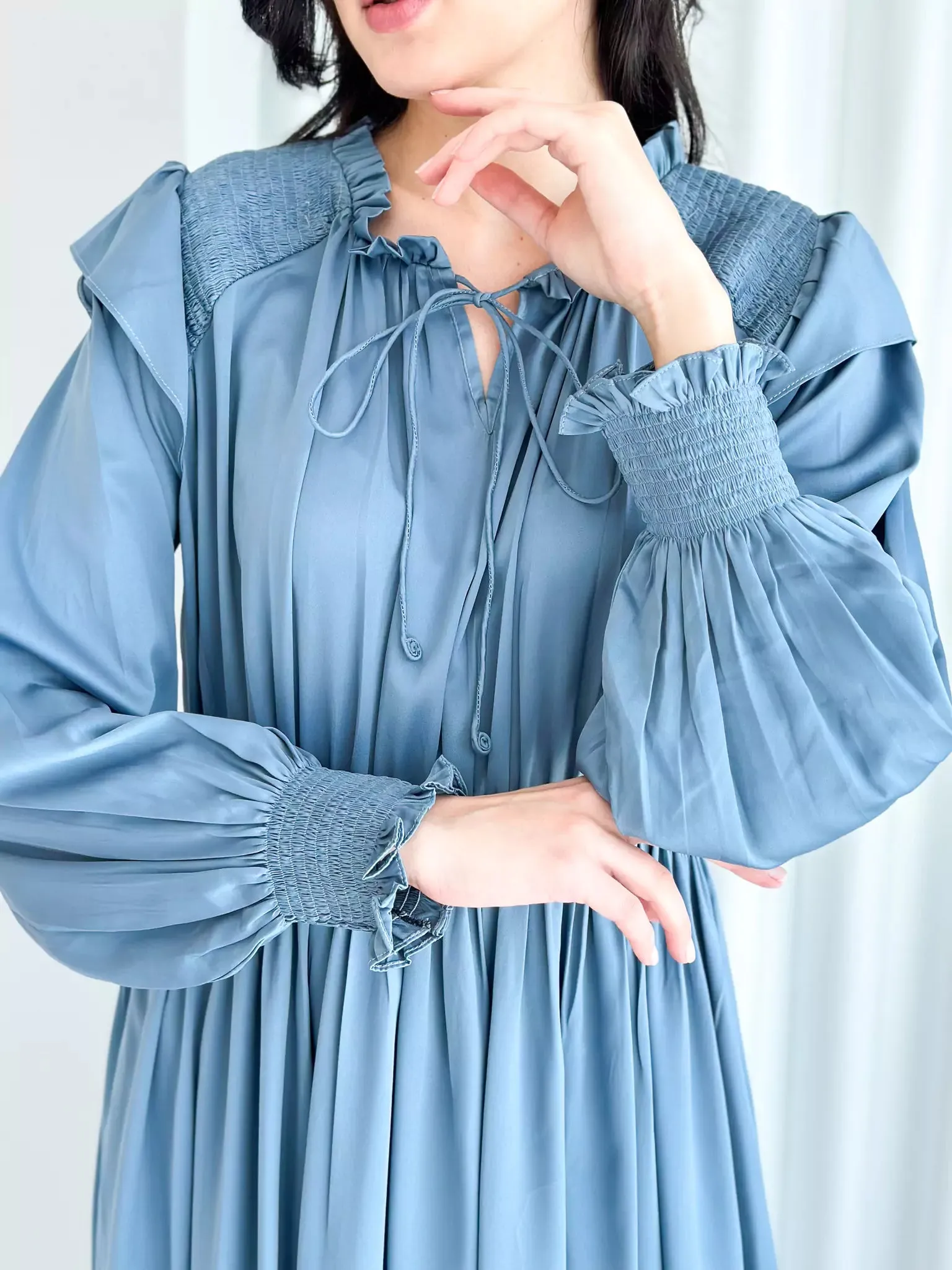 Anastasia Long Dress - Blue