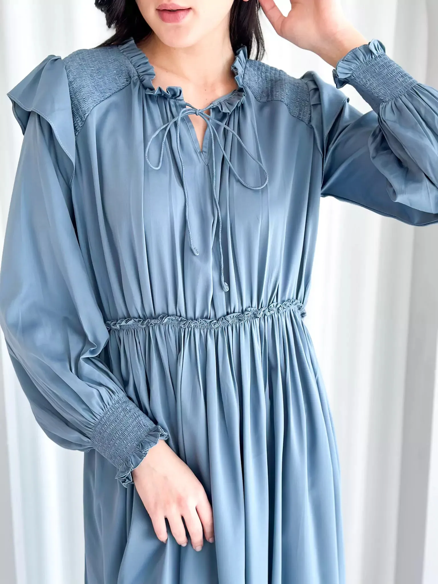 Anastasia Long Dress - Blue