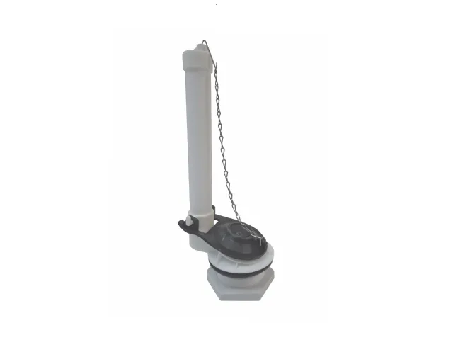 Aquarius Flush Valve 2" OD, Complete with Rubber Flapper & Chain. Which is located in the middle of the toilet tank. - # 222101 / PLU - AUQA002