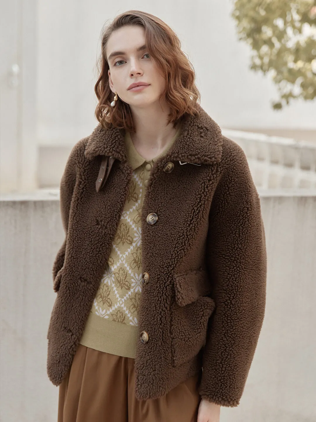 Aspyn Plush Teddy Coat