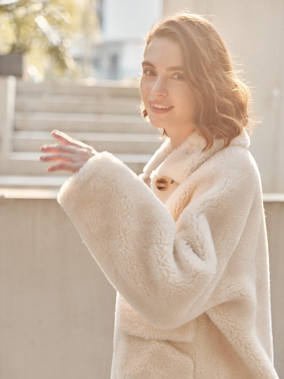 Aspyn Plush Teddy Coat