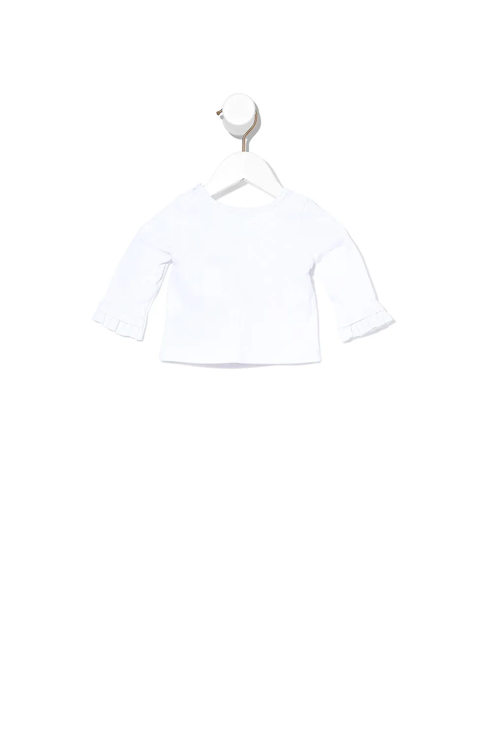 BABIES LONG SLEEVE TOP WITH FRILL DAWN OF UNIVERSE