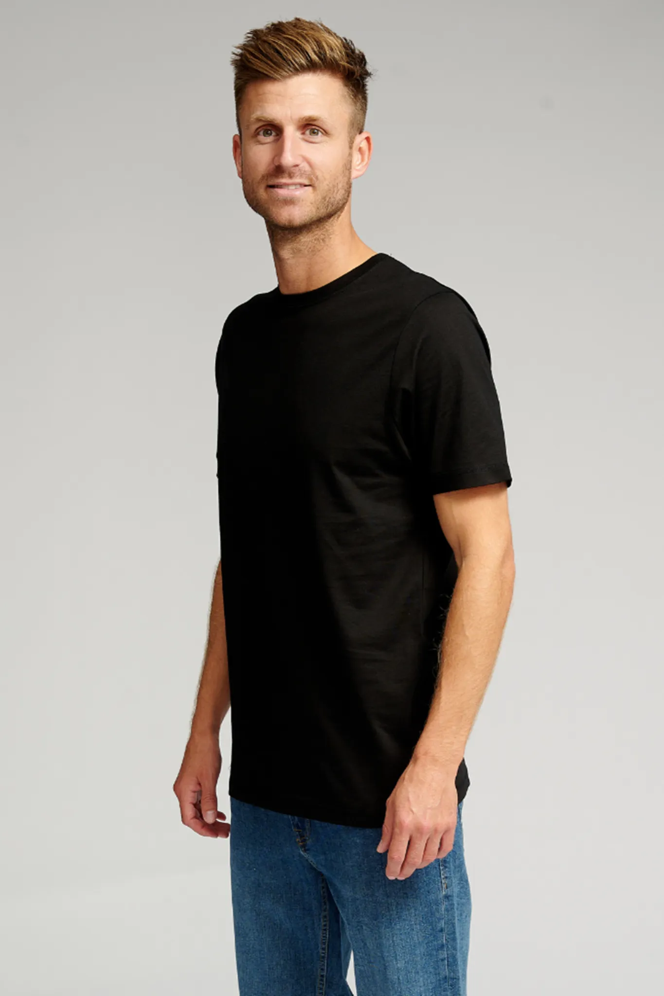Basic T-shirt - Sort (C.D)