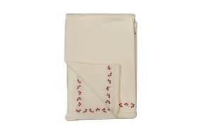 Bee & Dee Snow White Girls Lily Embroidered Blanket
