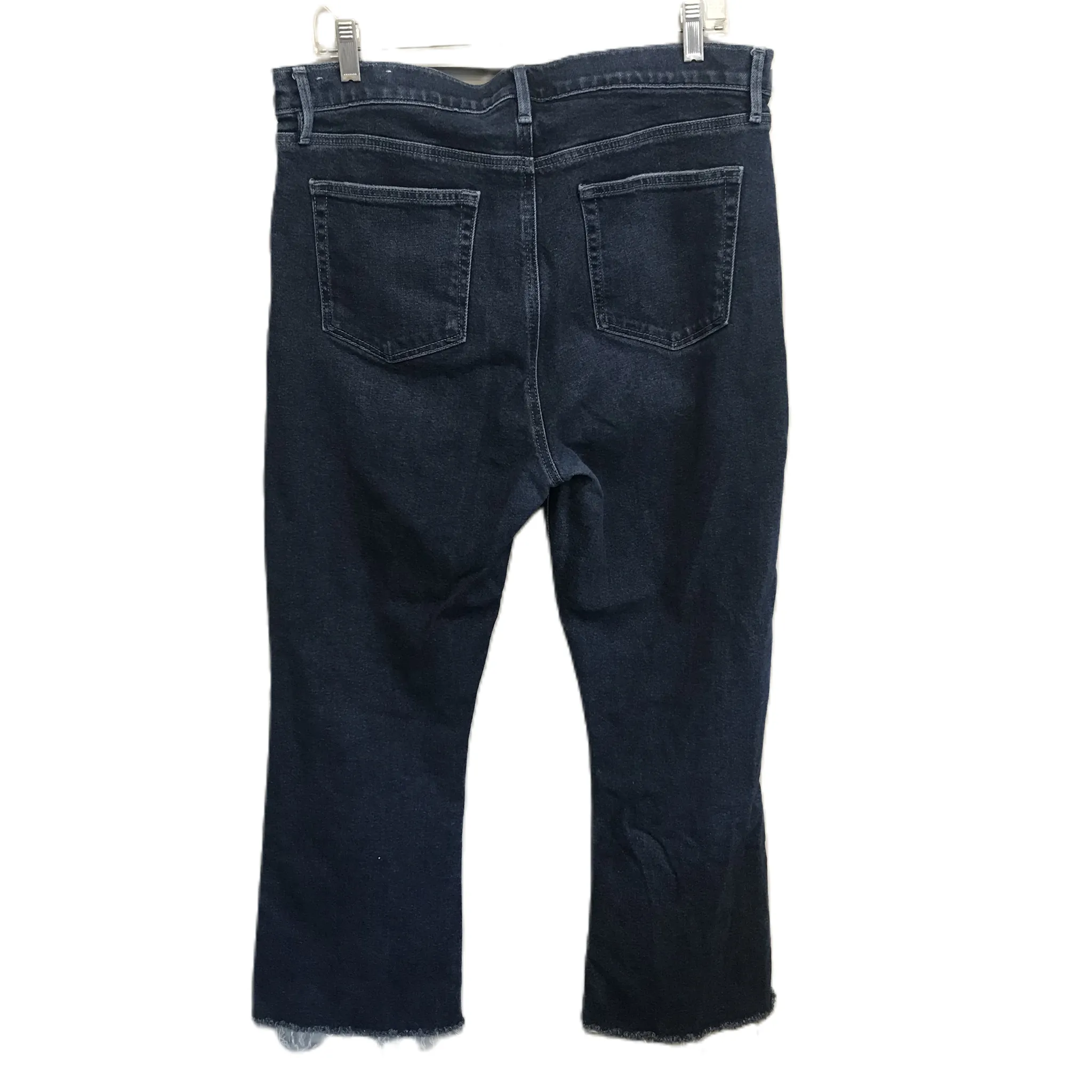 Blue Denim Jeans Wide Leg By Loft, Size: 14
