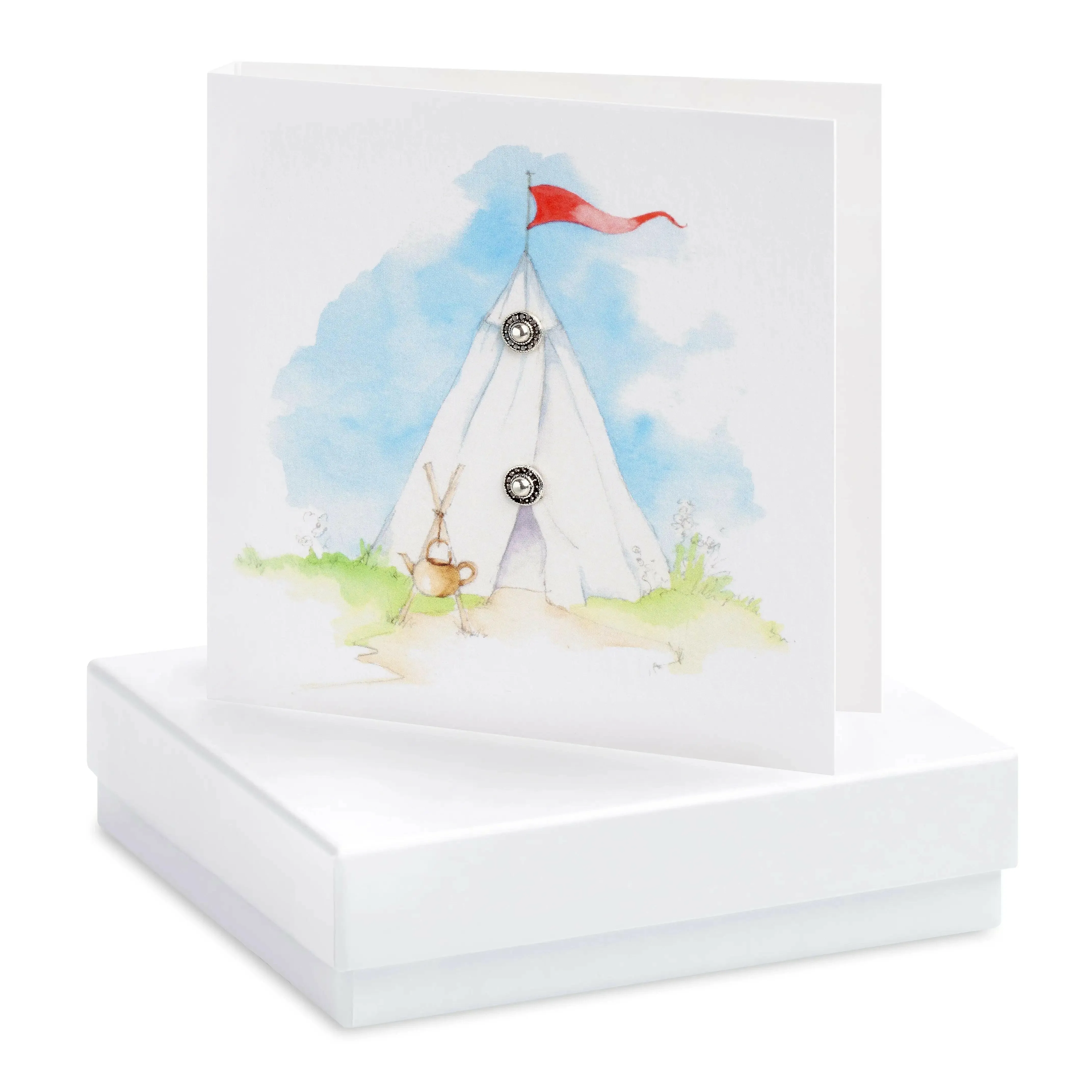 Boxed Bell Tent Earring Card