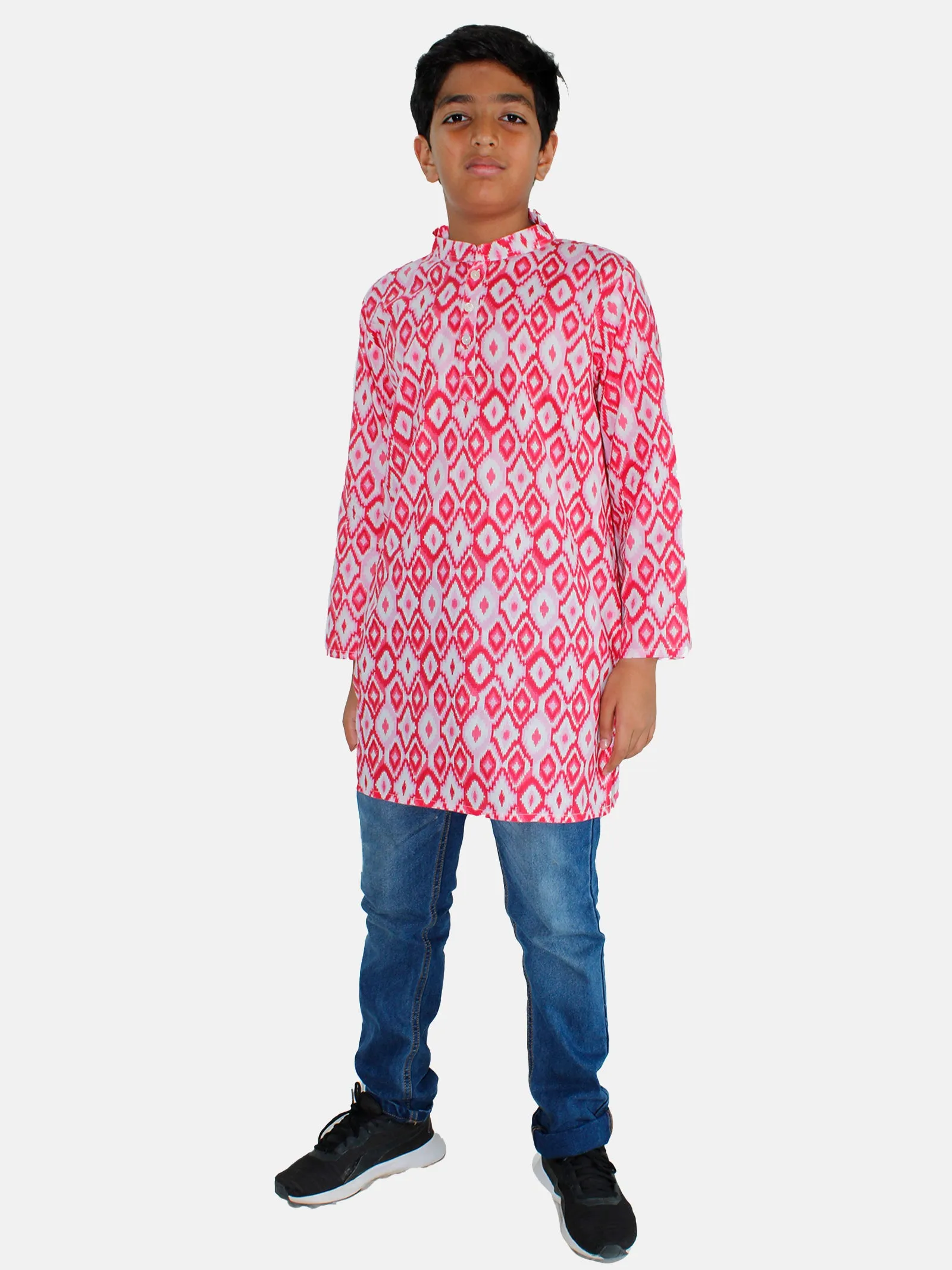 Boys Kurta & Denim Pant  Set
