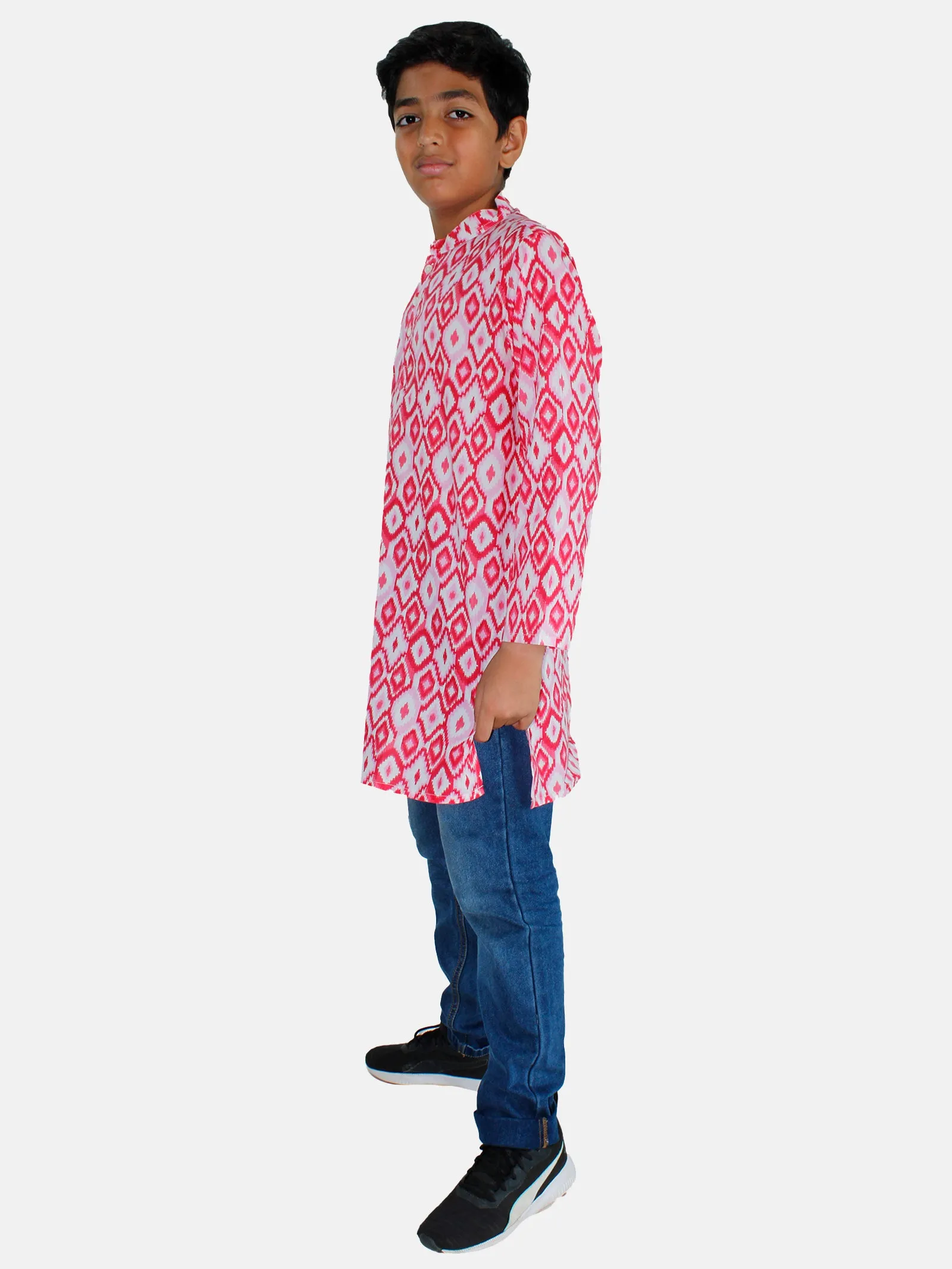 Boys Kurta & Denim Pant  Set