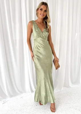 Bronwen Maxi Dress - Olive