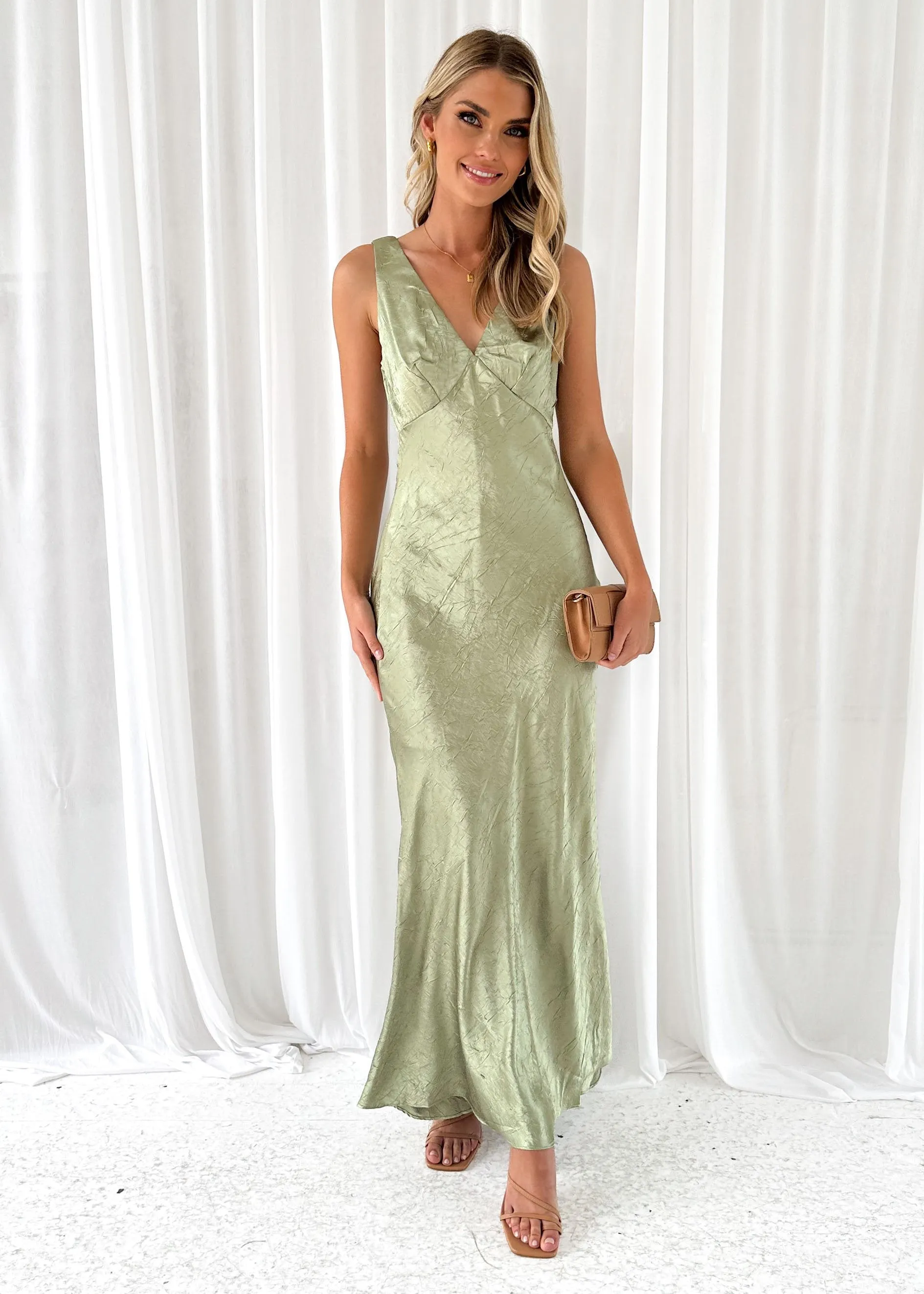 Bronwen Maxi Dress - Olive