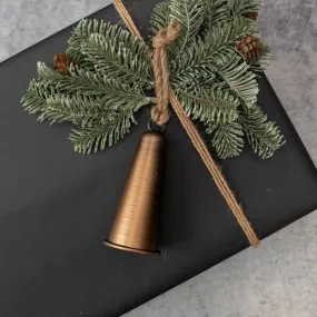 Bronze 5.25" Ivy Bell Ornament