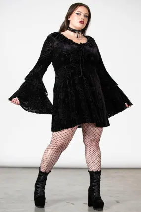 Celestite Long Sleeve Burnout Dress [PLUS] Resurrect