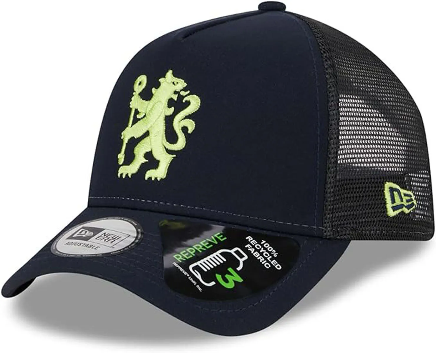 Chelsea FC New Era Seasonal Pop E-Frame Navy Trucker Cap