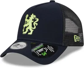 Chelsea FC New Era Seasonal Pop E-Frame Navy Trucker Cap