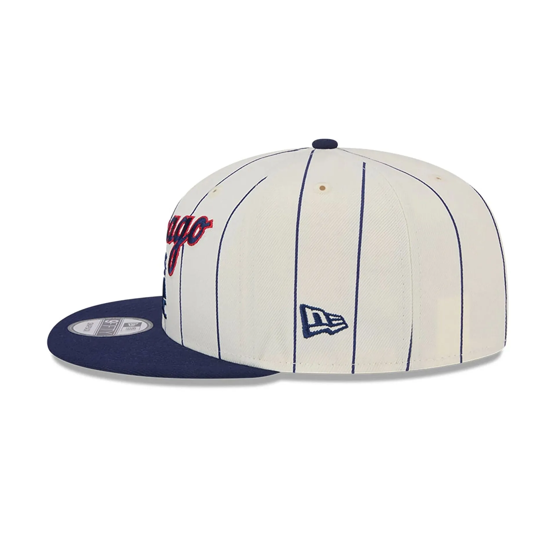 Chicago White Sox Jersey Pinstripe Chrome White 9FIFTY Snapback Cap