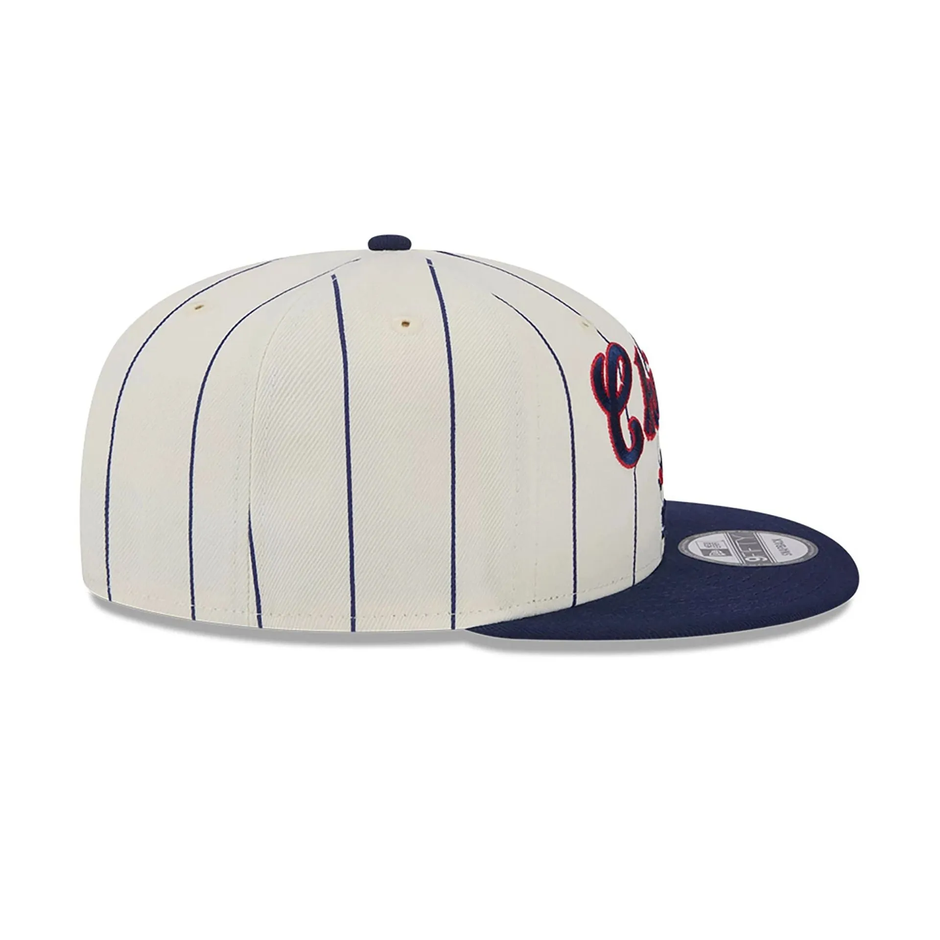 Chicago White Sox Jersey Pinstripe Chrome White 9FIFTY Snapback Cap