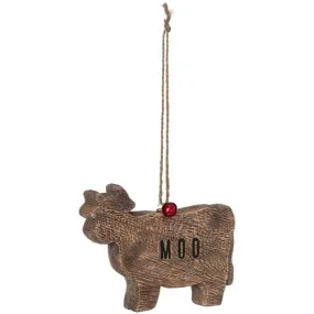 Cow Christmas Ornament