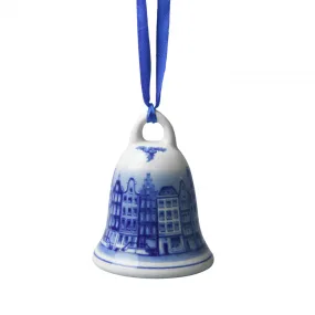 Delft Canalhouses Bell Ornament