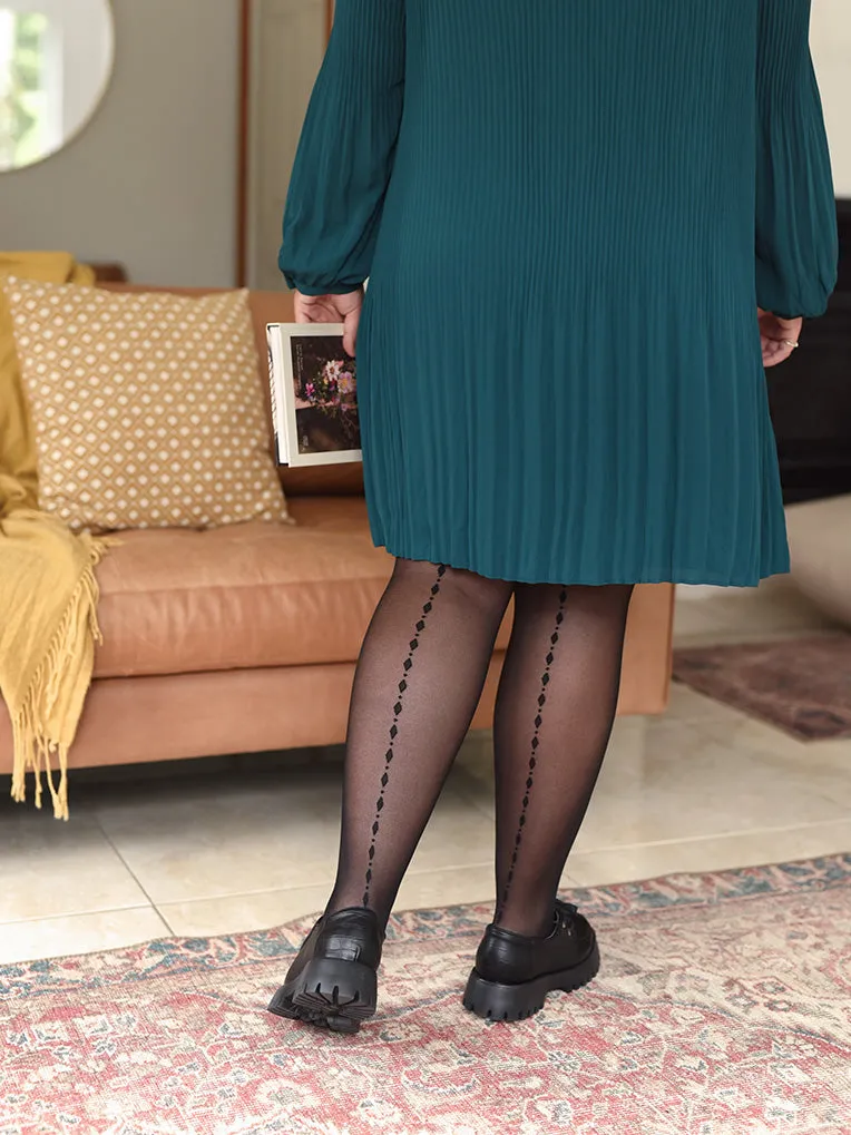 Diamond & Dot Back Line Tights 30D