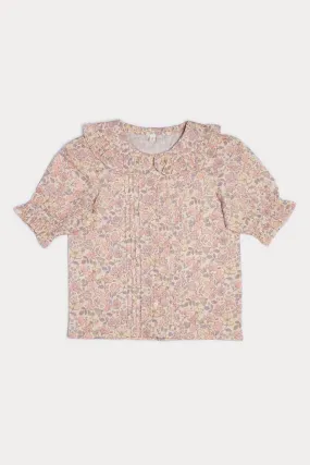 Ella Blouse - Pink Floral