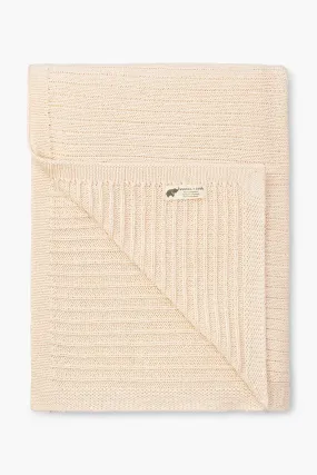 Family Knit Throw Blanket_Cream