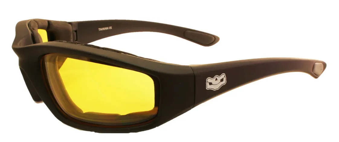 Fat Skeleton Foam Padded Reactalite Rider Eyewear Summer Bundle
