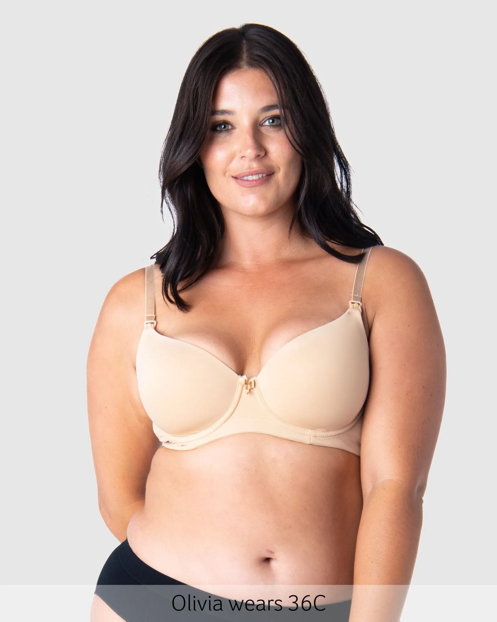 FOREVER YOURS LATTE CONTOUR NURSING BRA - FLEXI UNDERWIRE