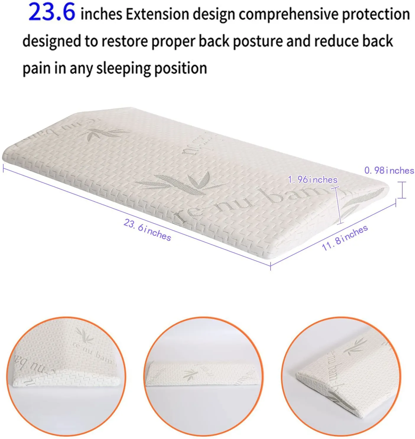 Gel Cooling Lumbar Support Pillow