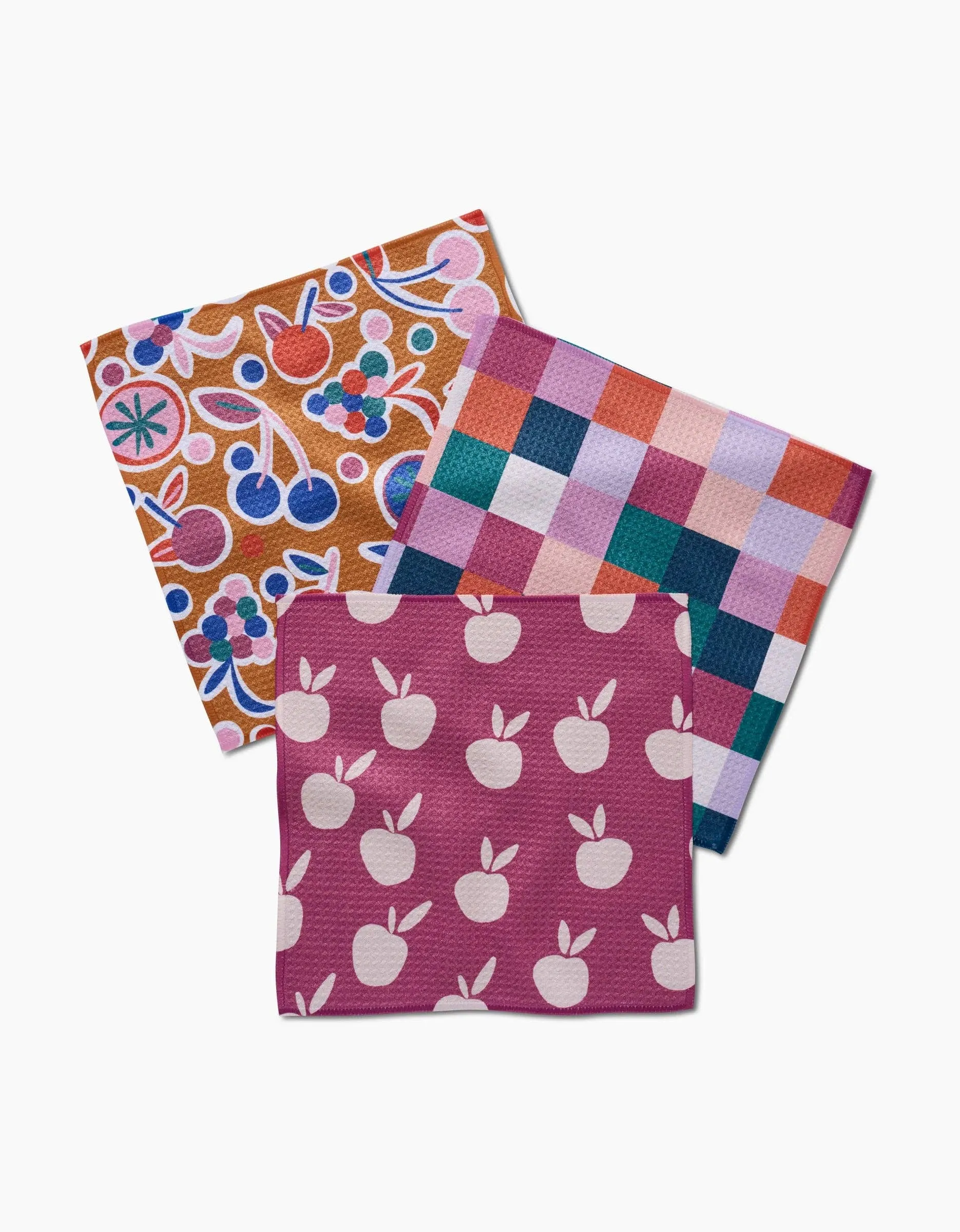 Geometry Autumn Party Dishcloth Set