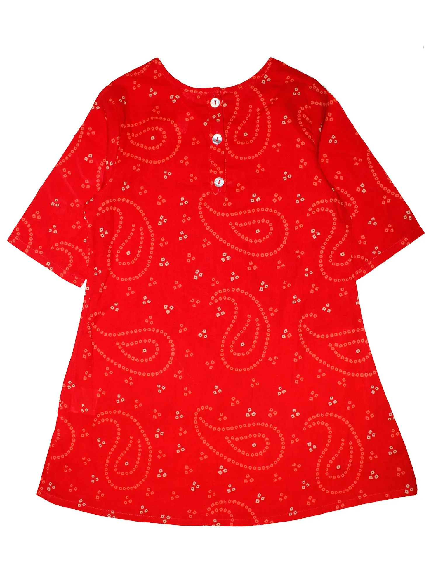 Girls Cotton Kurta with Sharara - Set