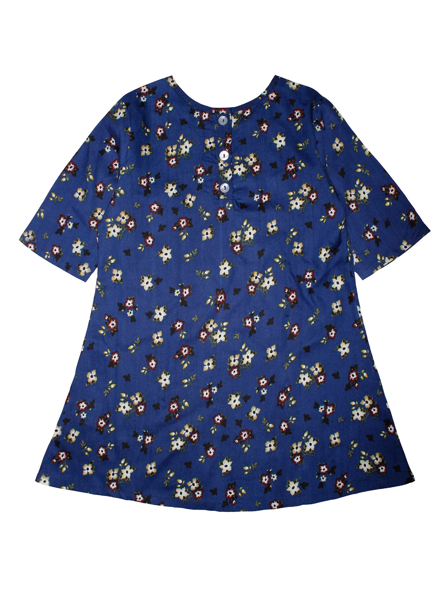 Girls Cotton Kurta with Sharara - Set