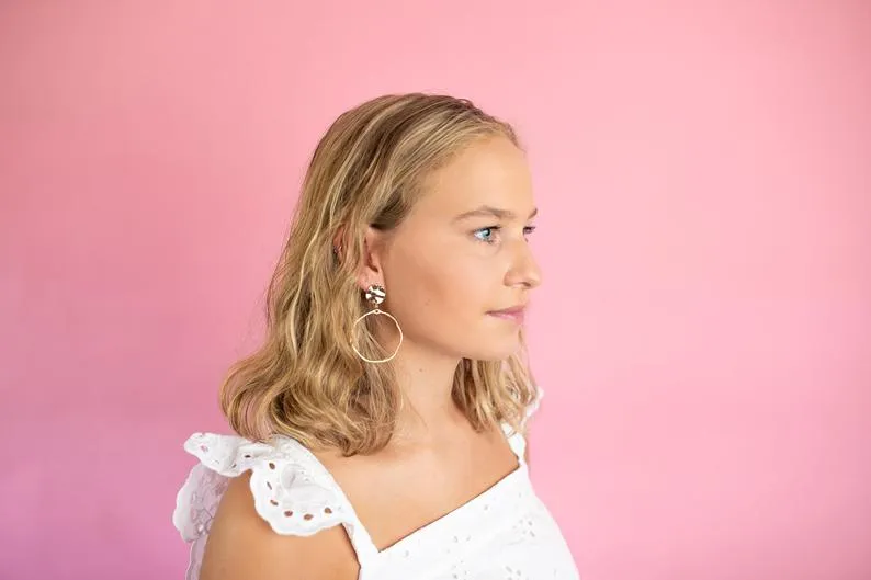 Gold Hoop Earrings