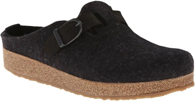Haflinger Grizzly Buckle Strap Charcoal