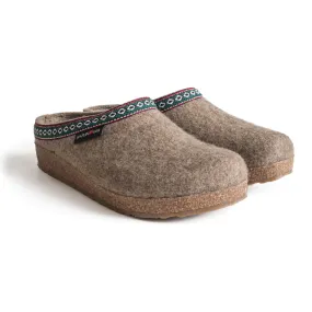 Haflinger GZ Wool Clog - Earth