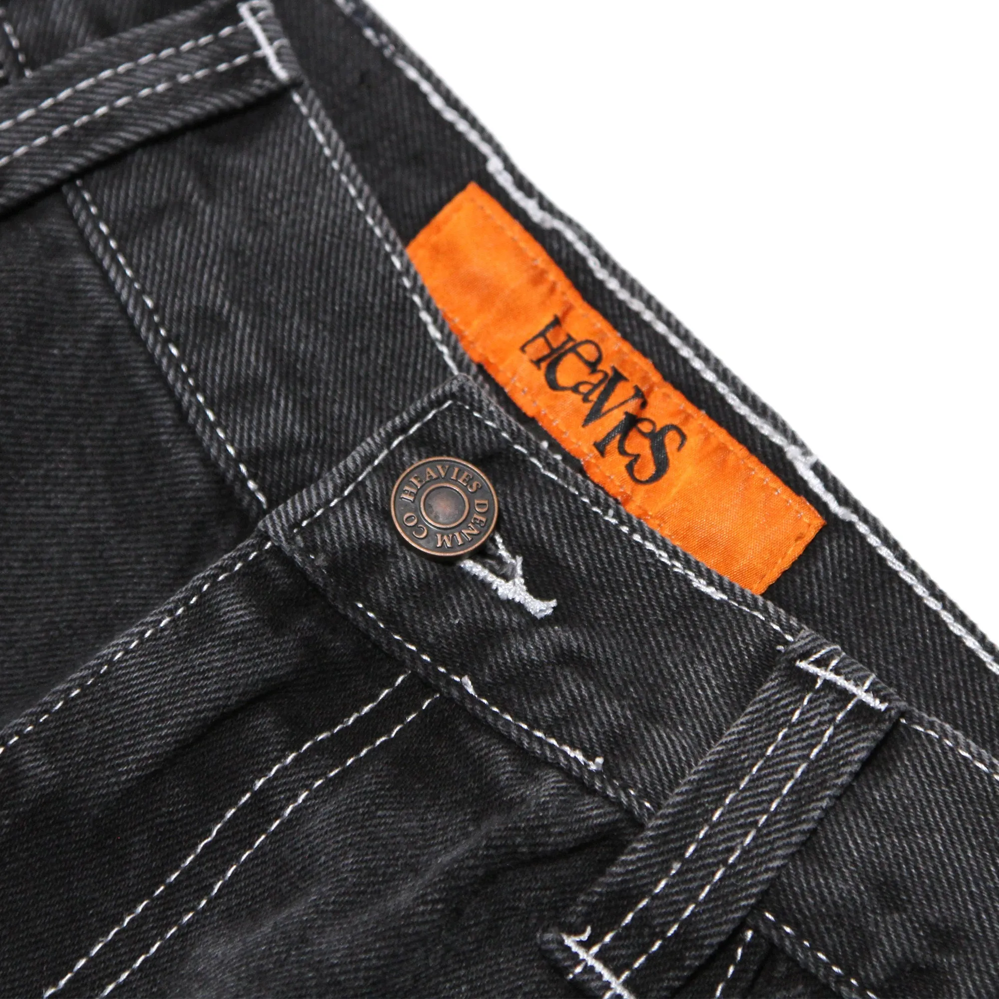 Heavies Jeans / washed black