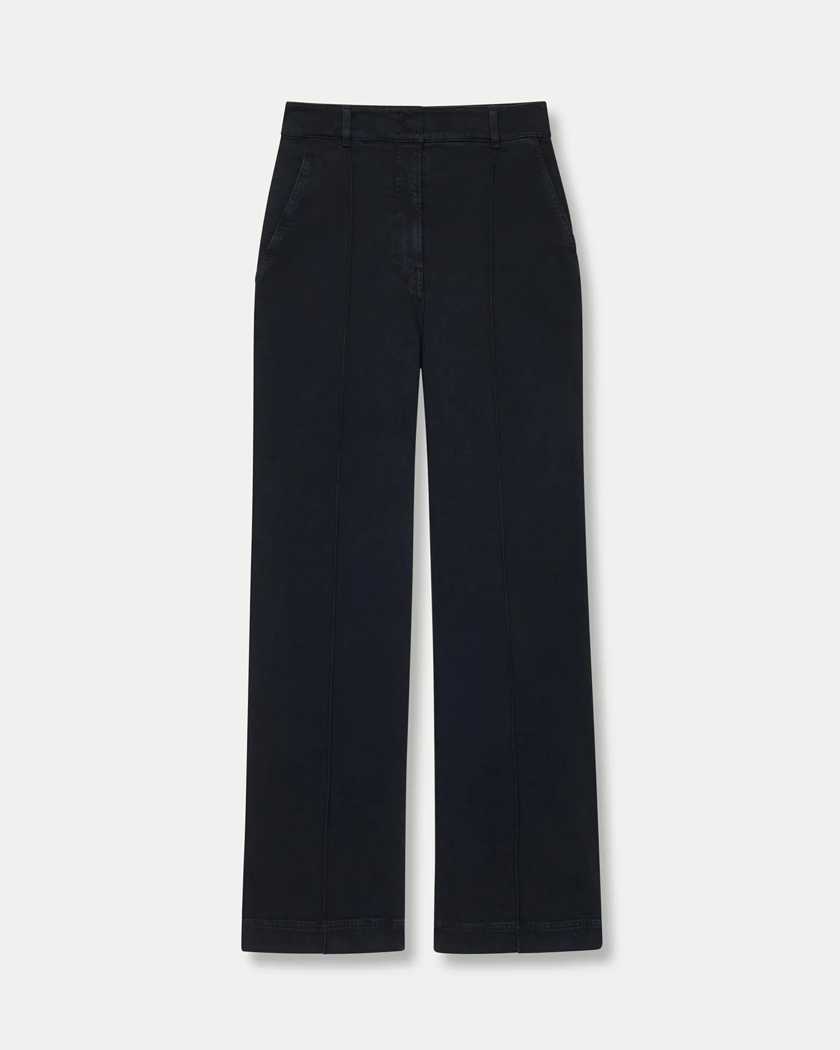 High Waisted Denim Trouser - Resale