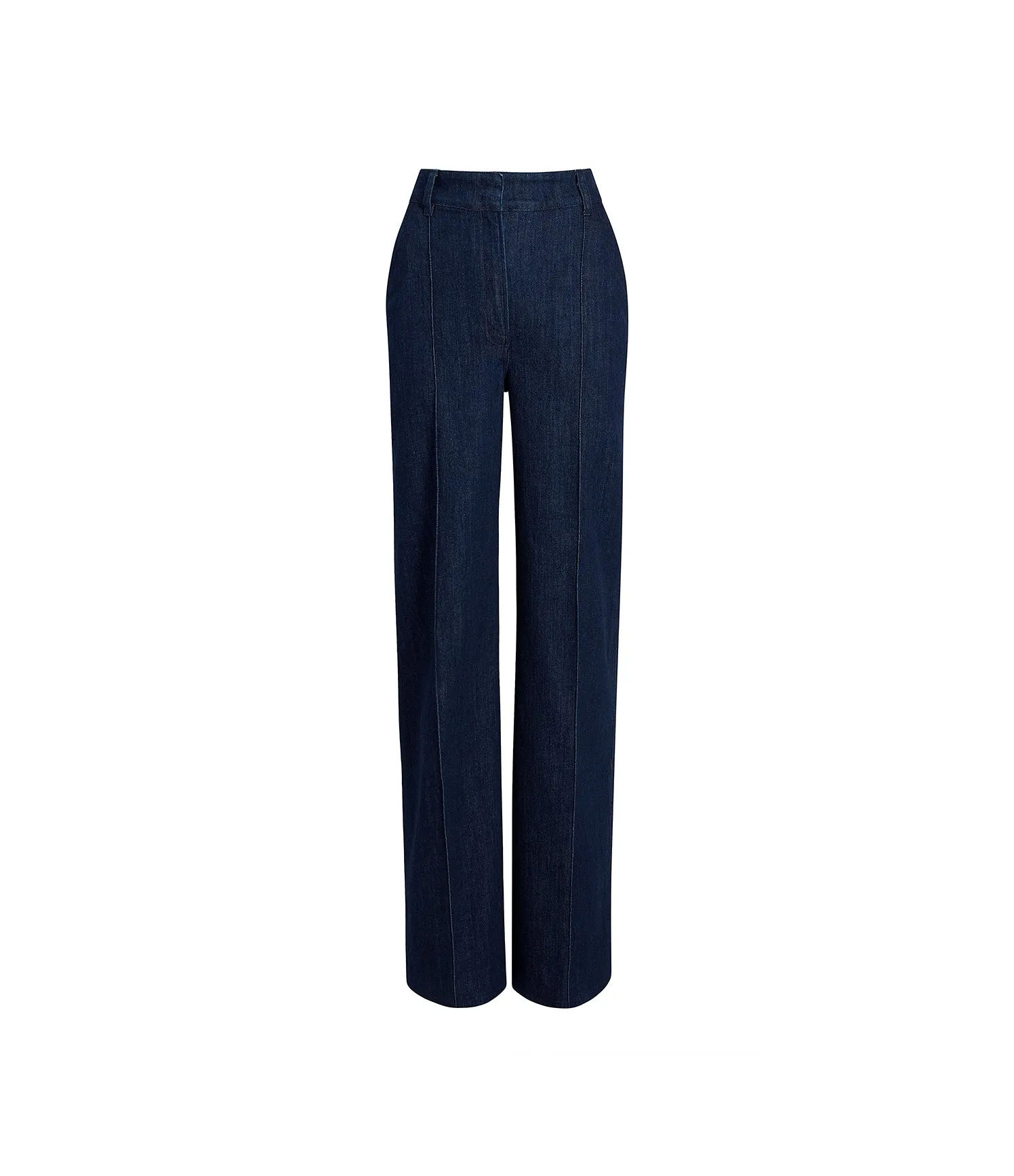 High Waisted Denim Trouser - Resale